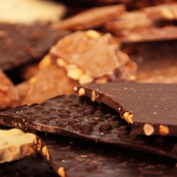Éclats de chocolat aux noisettes